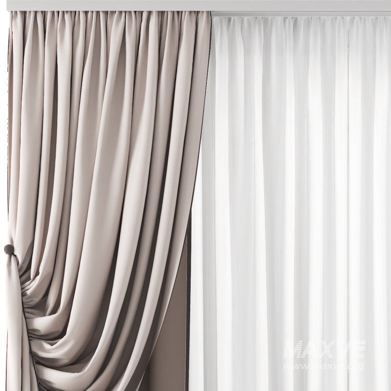 Silk and Cotton Curtain Set 79 - Image 5