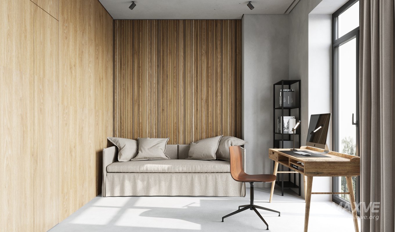 Modern living room and dining room interior scene - Image 3