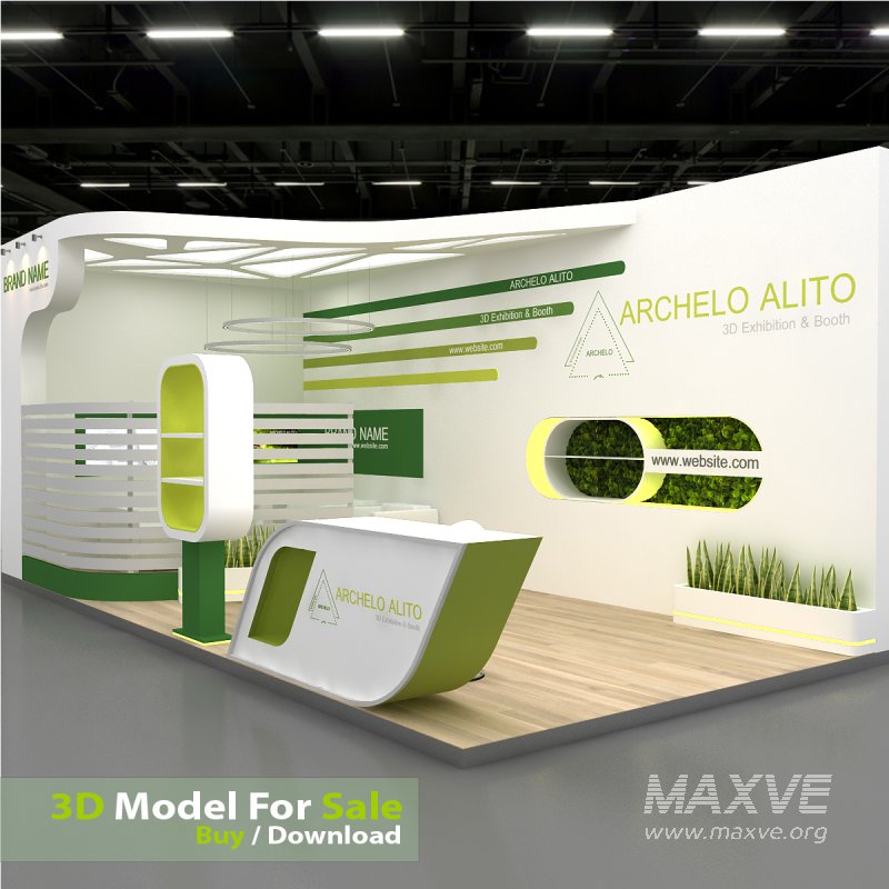 3D Stand Booth Model - Image 8