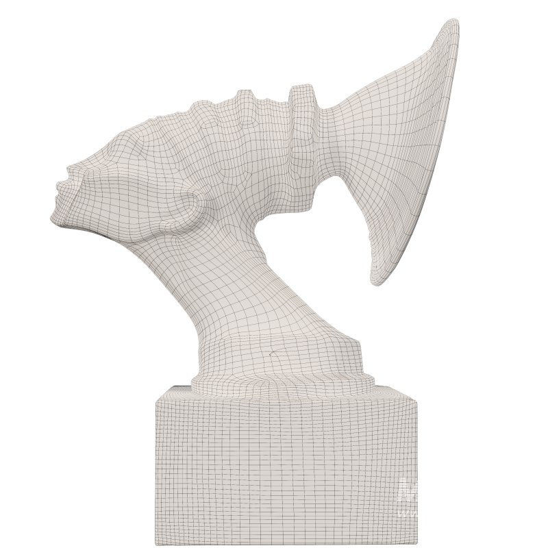 Antique Abstract Art Deco Trumpet Sculpture - Image 5