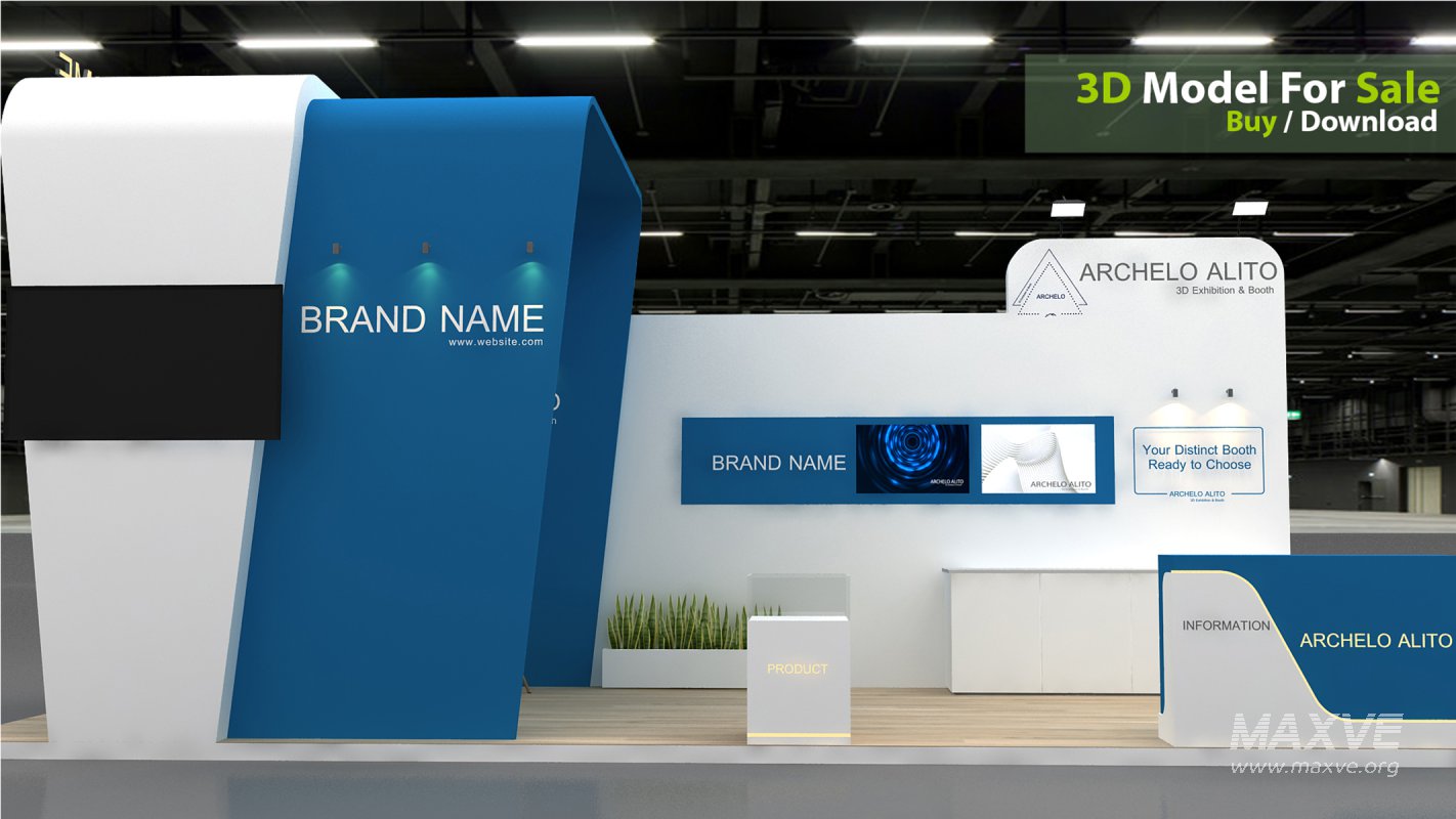 exhibition 3d model - Image 3