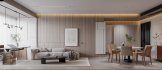 Modern living room and dining room interior scene - Thumbnail 2