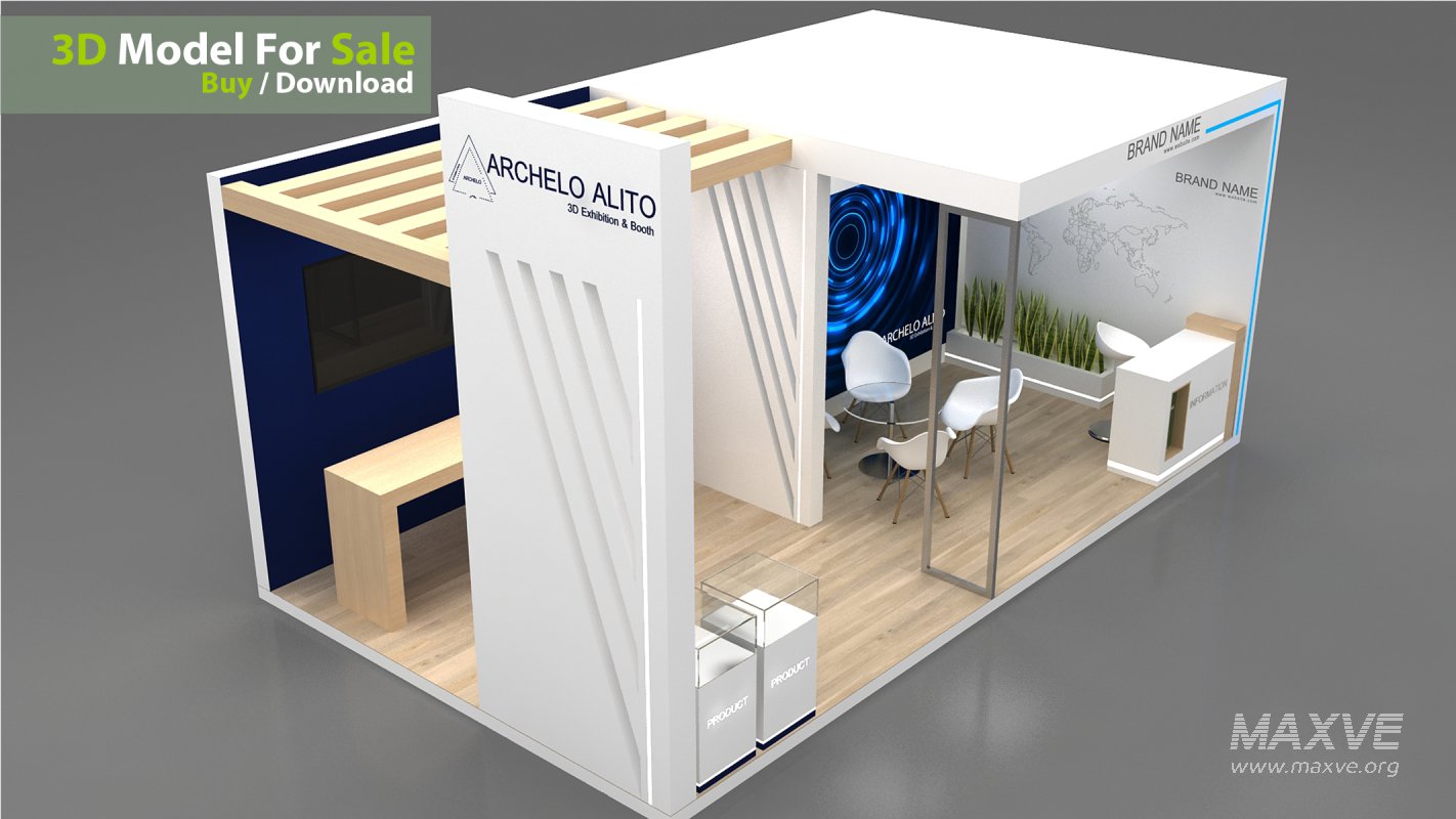 3D Stand Booth Model - Image 6