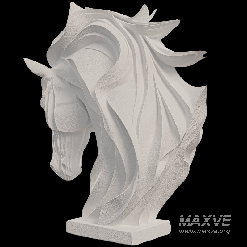 Horse Head Statue - Image 3