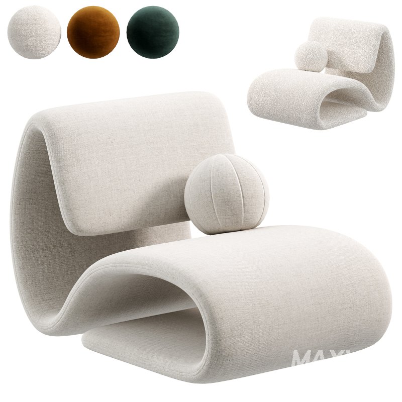 DUBNA lounge chair by Dan Form - Image 4