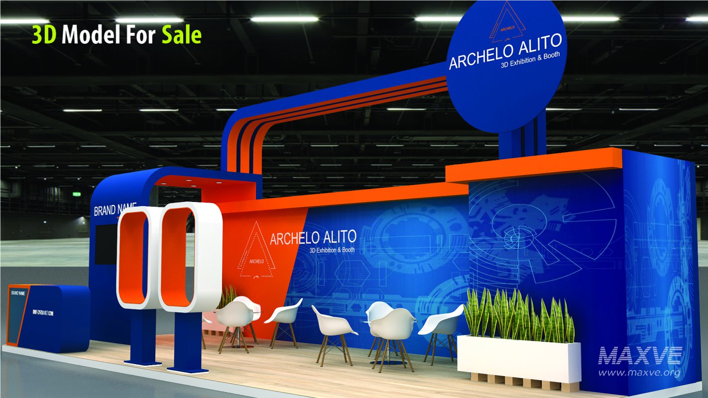 3d kiosk booth exhibition - Image 9