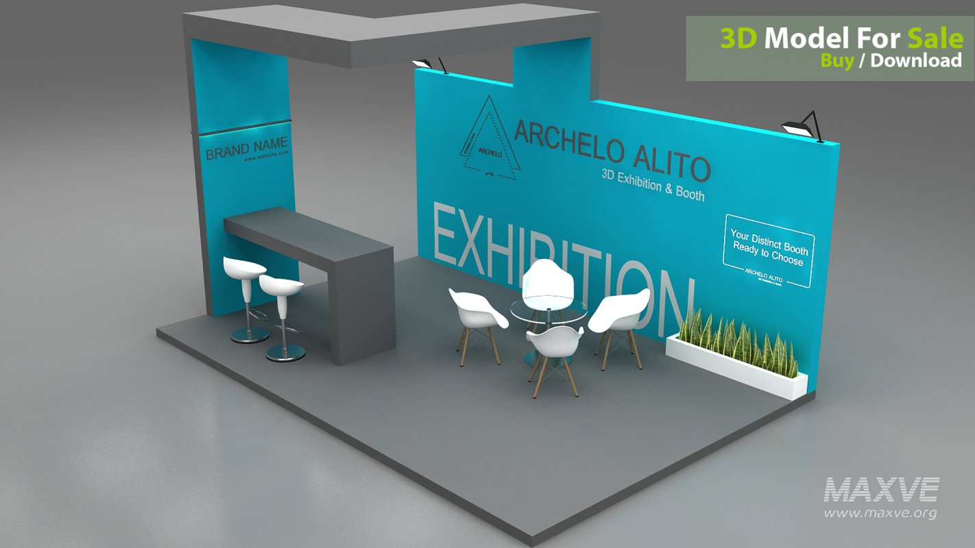 3D Exhibition Booth Model - Image 6