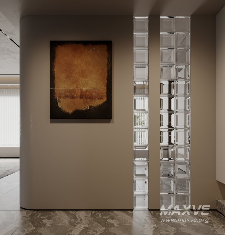 Modern living room and dining room interior scene - Image 7