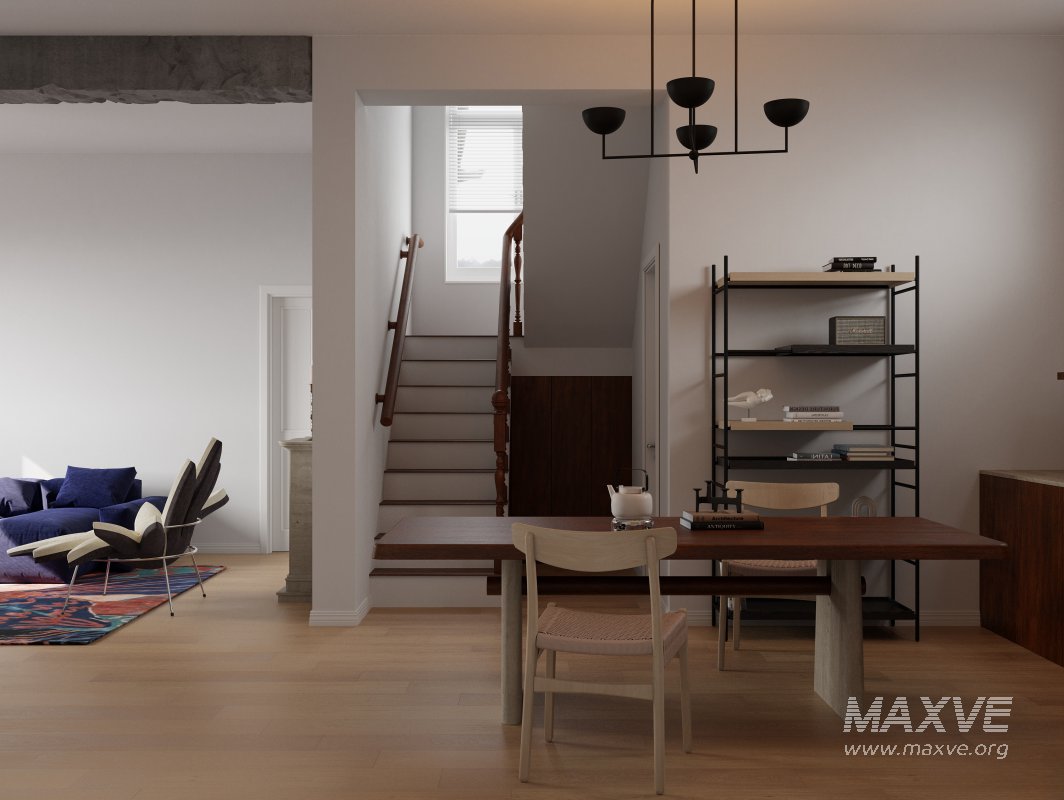 Eclectic living and dining room - Image 6