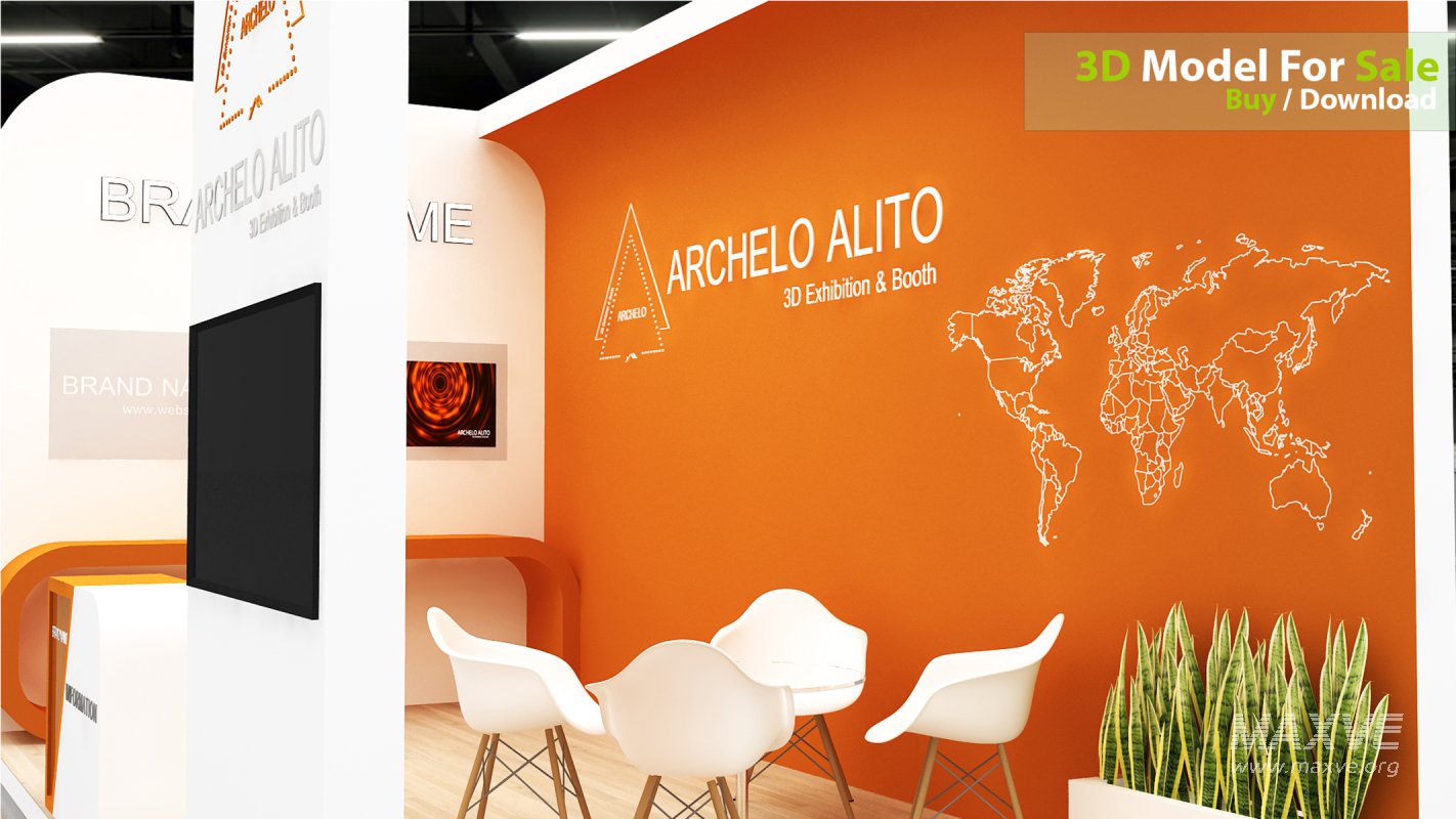 3D Exhibition Booth Model - Image 5