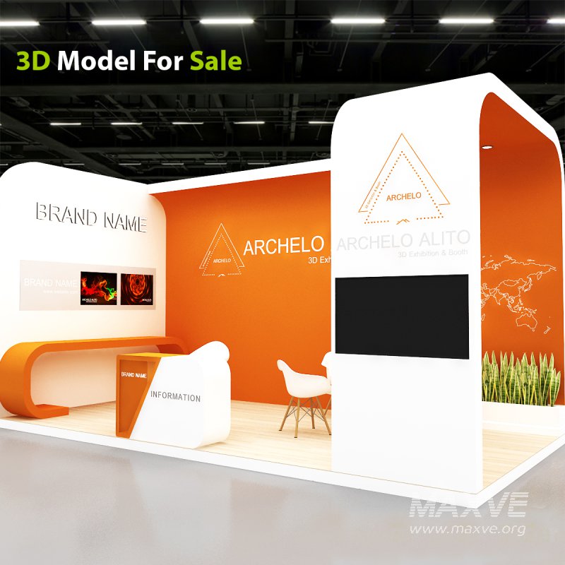 3D Exhibition Booth Model - Image 9