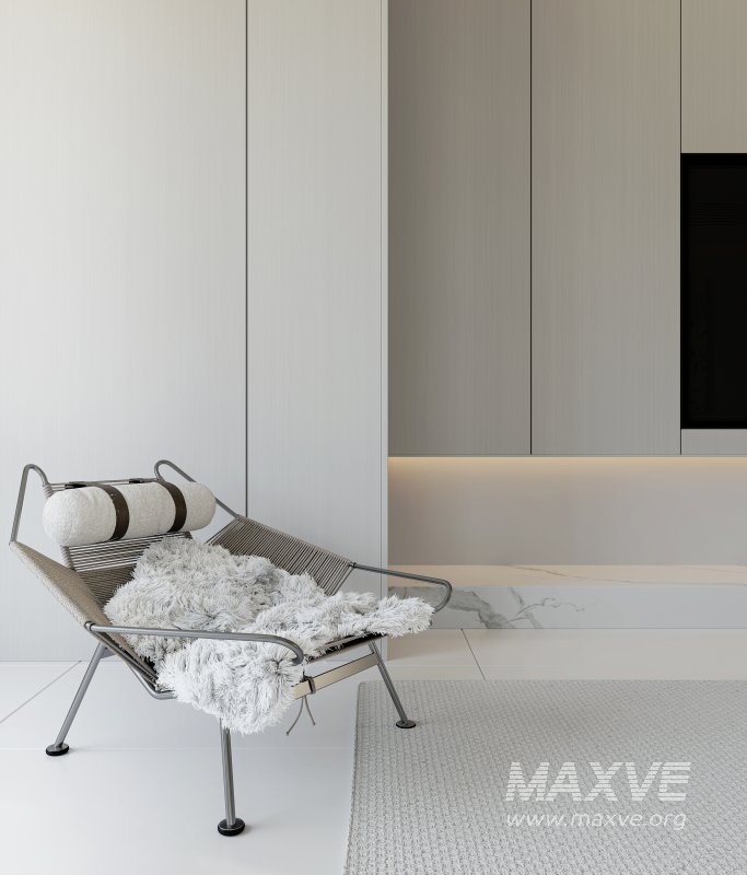 Modern living room and dining room interior scene - Image 5