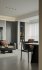 Modern living room and dining room interior scene - Thumbnail 4