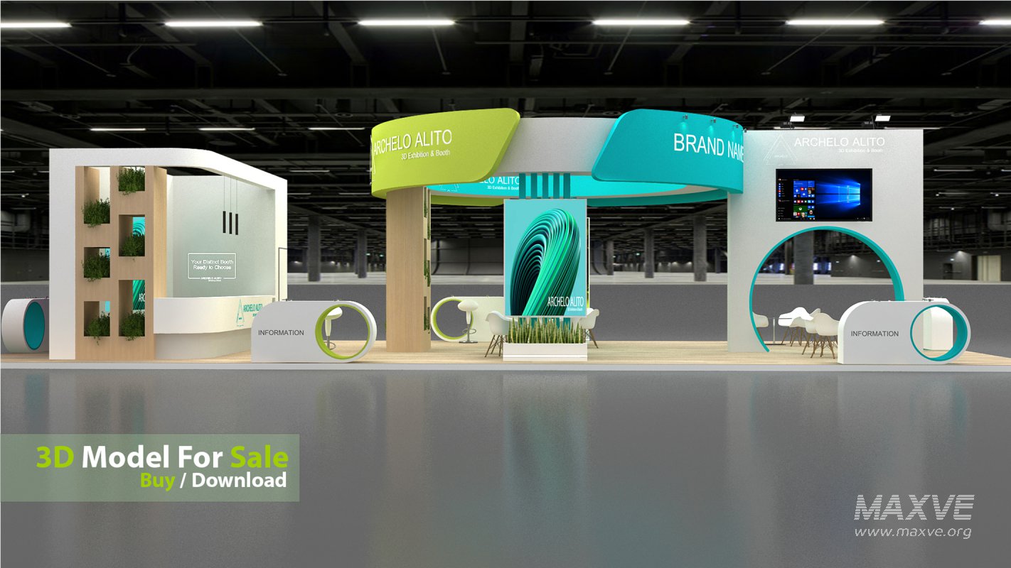 3D Stand Booth Model - Image 5