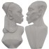 Wooden African Couple Statue - Thumbnail 5