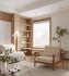 Modern living room and dining room interior scene - Thumbnail 3
