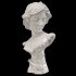 Neoclassical Woman Marble Bust - Thumbnail 3