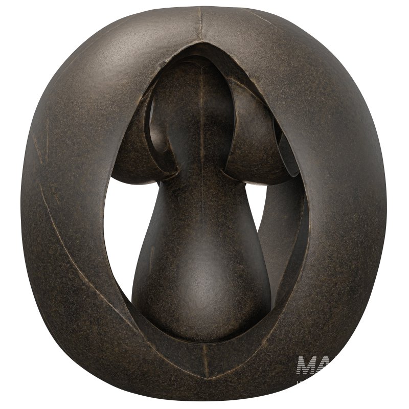 Abstract Profile Flowing Form Sculpture - Image 5