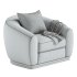 Marlowe Grey Lounge Chair - Thumbnail 7