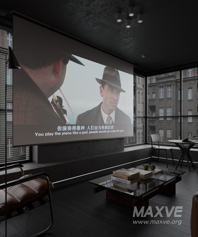 Modern living room and dining room interior scene - Image 4