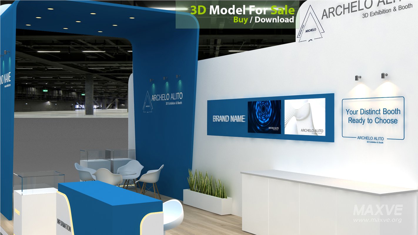 exhibition 3d model - Image 6