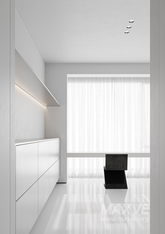 Modern living room and dining room interior scene - Image 6