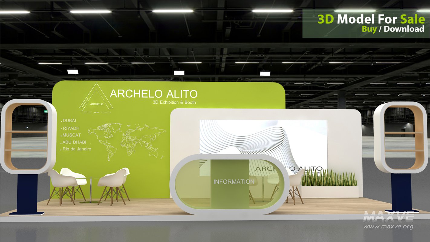 3D Exhibition Booth Model - Image 4