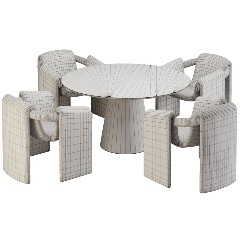 Dinning chair and table308 - Image 2