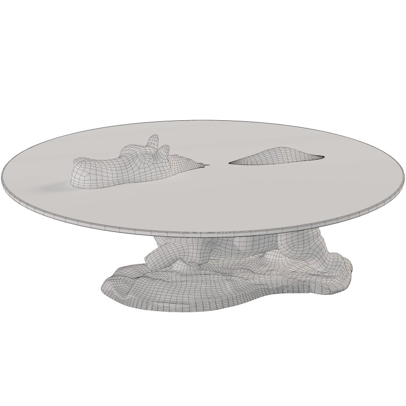 Playful Hippopotamus Coffee Table Whimsical Furniture - Image 6