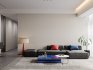 Modern living room and dining room interior scene - Thumbnail 3