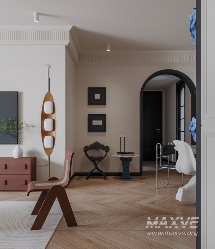 Eclectic living and dining room - Image 4