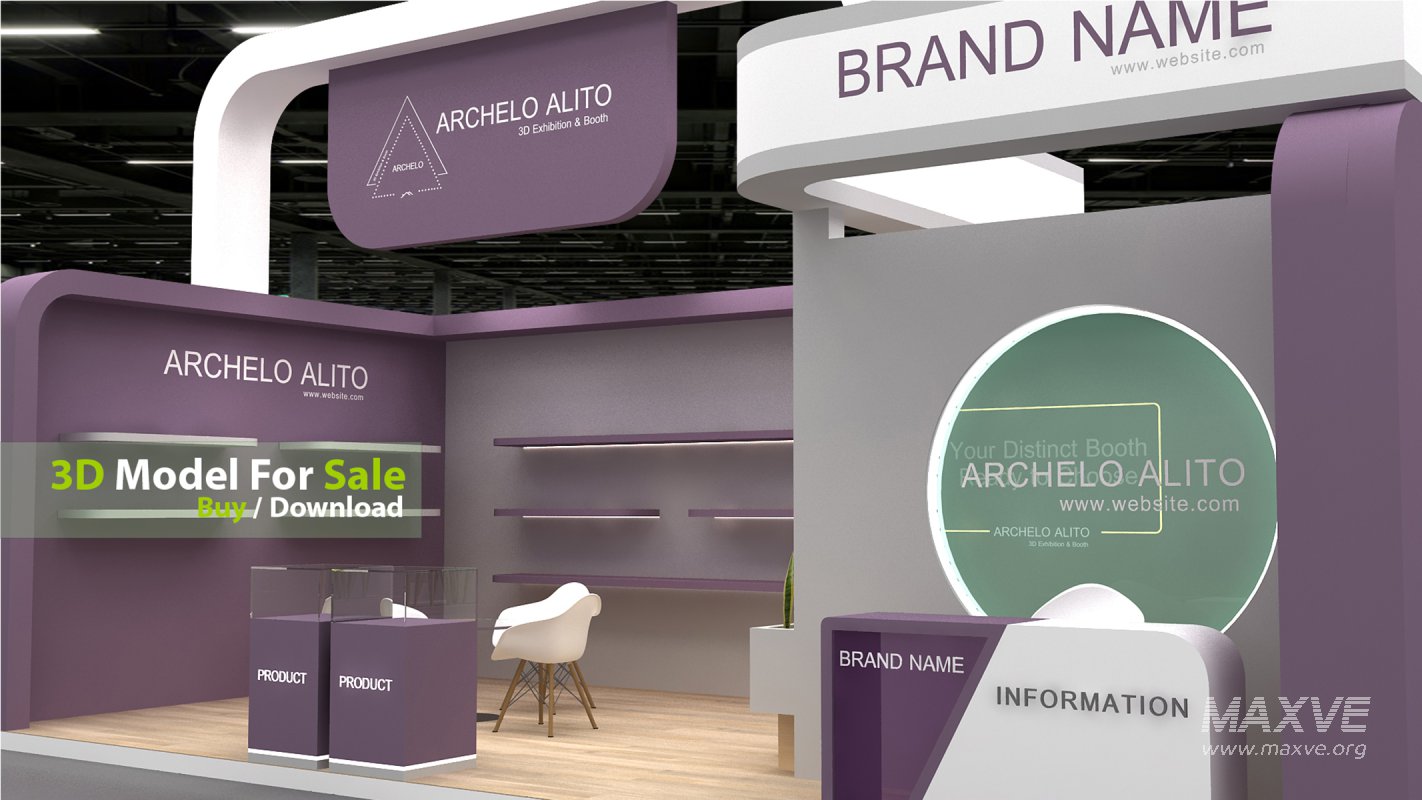 3D Stand Booth Model - Image 4