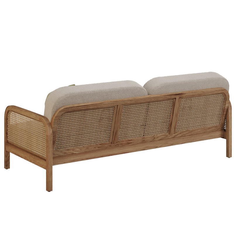 Cane Outdoor Sofa - Image 2