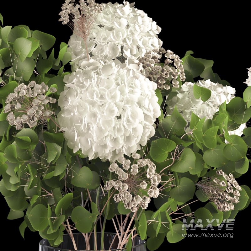Bouquet with peony and hydrangeas - Image 5