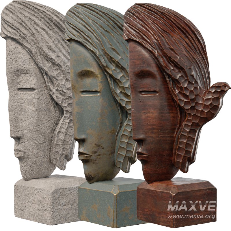 Serene Dove Sculpture Abstract Stone Art - Image 5