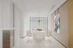 Modern living room and dining room interior scene - Thumbnail 1