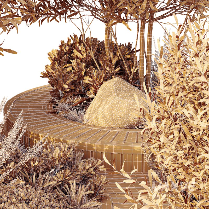 AV OutdoorPlant Landscape Alpine Hill Architectural Design Garden Greenery03 - Image 5