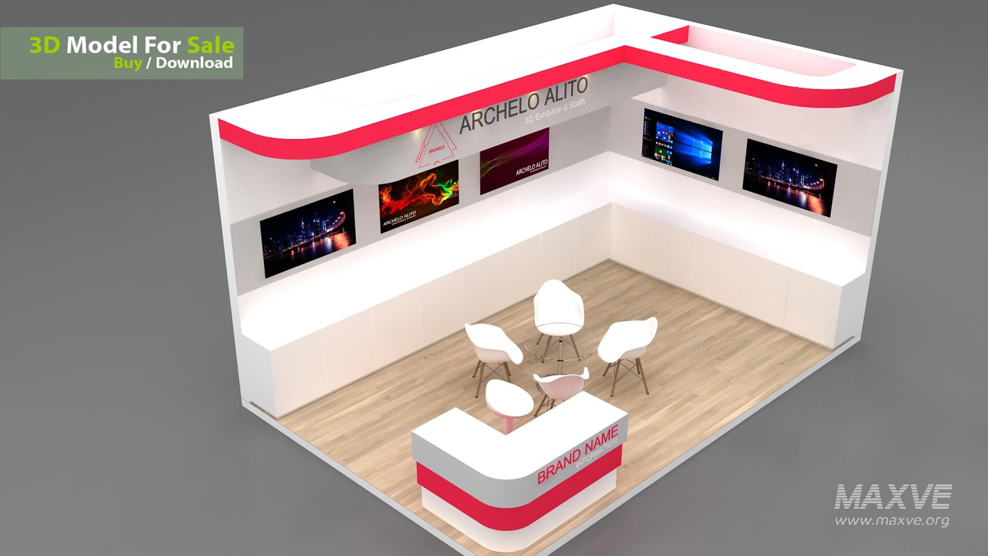 3D Stand Booth Model - Image 6