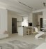Modern living room and dining room kitchen interior scene - Thumbnail 1