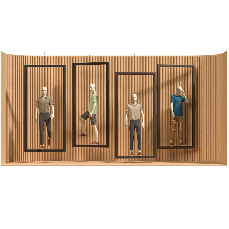 Vitrin Clothes Store Man - Image 1