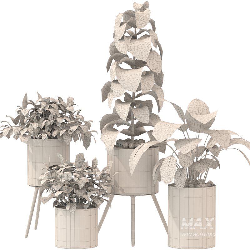 Metal Plant Set 05 - Image 4