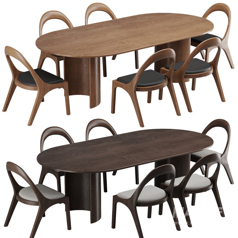 Dinning chair and table300 - Image 1