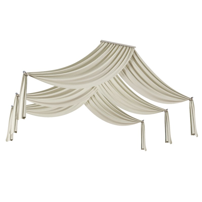 Ceiling Drape Curtain Panels vol 03 - Image 2