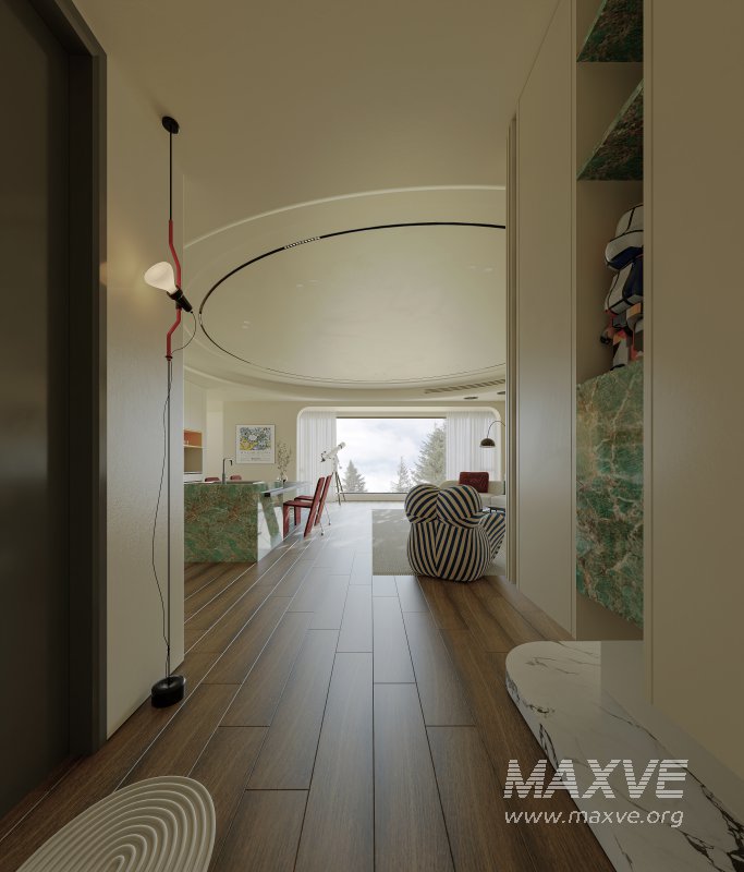 Modern living and dining room - Image 8