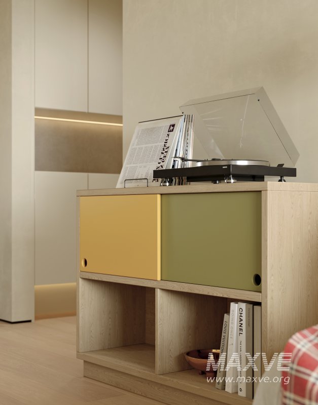 Modern living room and dining room interior scene - Image 3