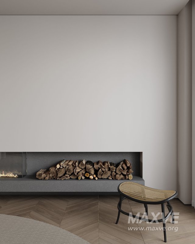 Modern living room and dining room interior scene - Image 8