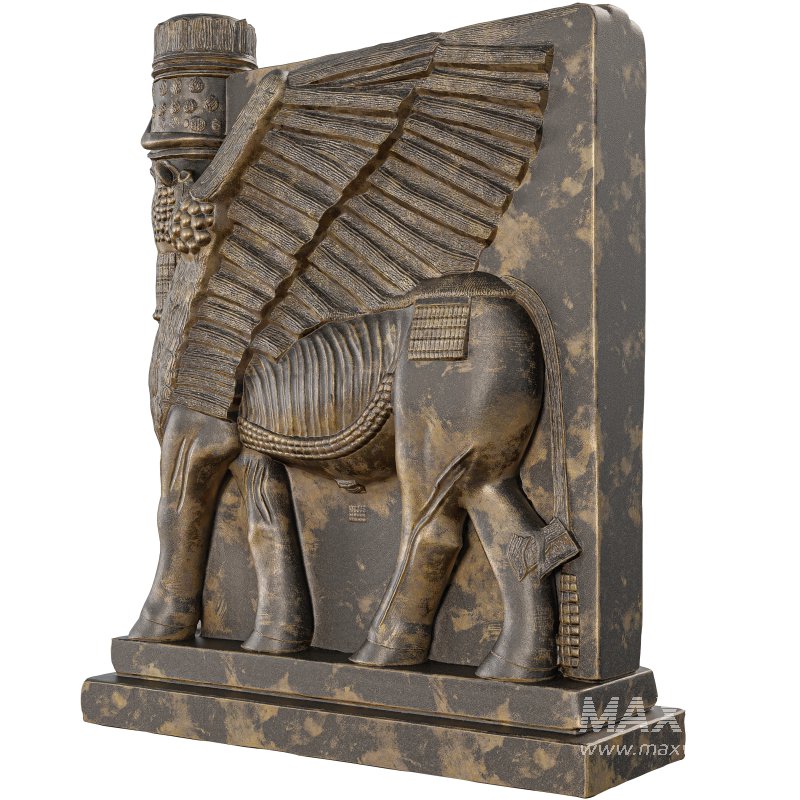 Assyrian Lamassu Guardian Deity of Mesopotamia - Image 1