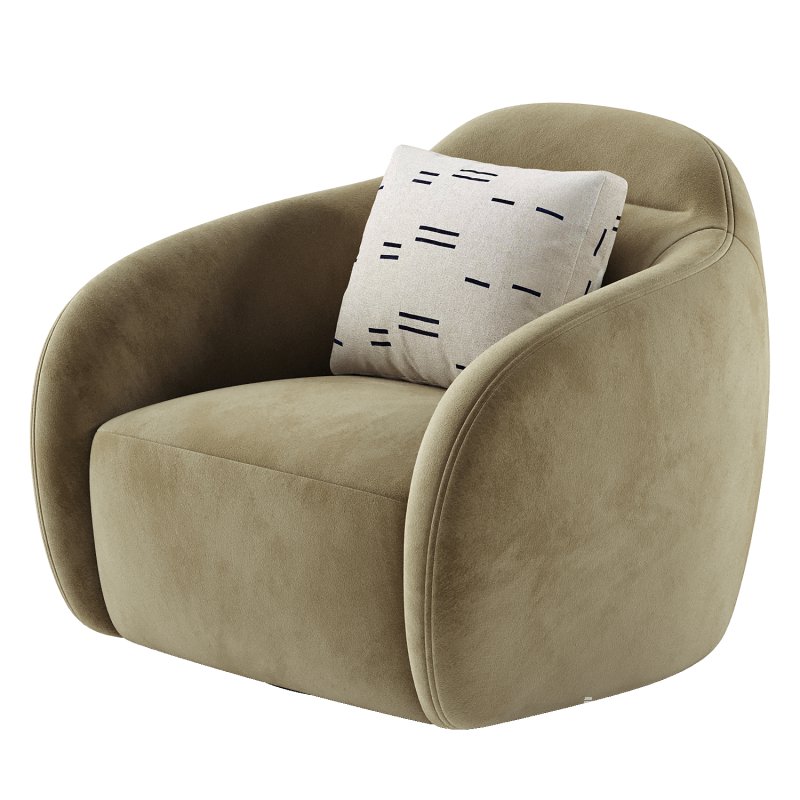 Ismo Swivel Lounge Chair - Image 1
