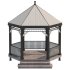 Modern Glass & Steel Gazebo - Thumbnail 4