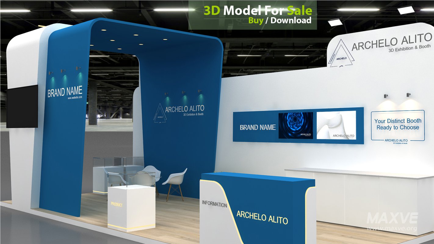 exhibition 3d model - Image 2